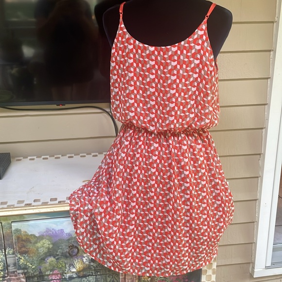 Anthropologie Geometric Print Dress - Picture 2 of 8